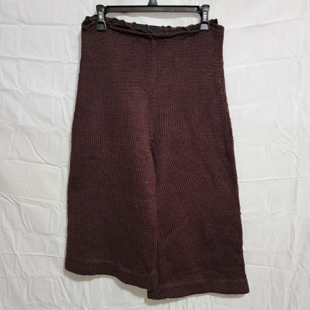 Hand knit gaucho pants